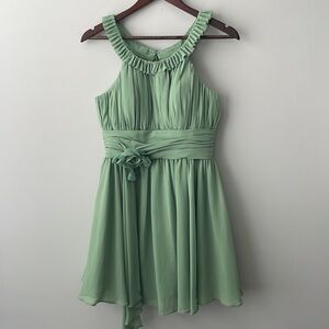Mari Lee made by Madeline Gardner green prom dress mini length women size 8